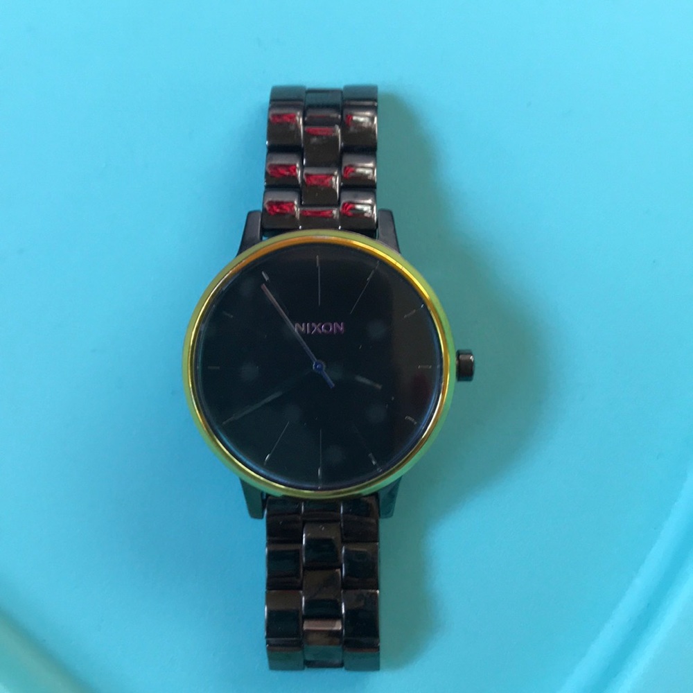 Black Nixon watch